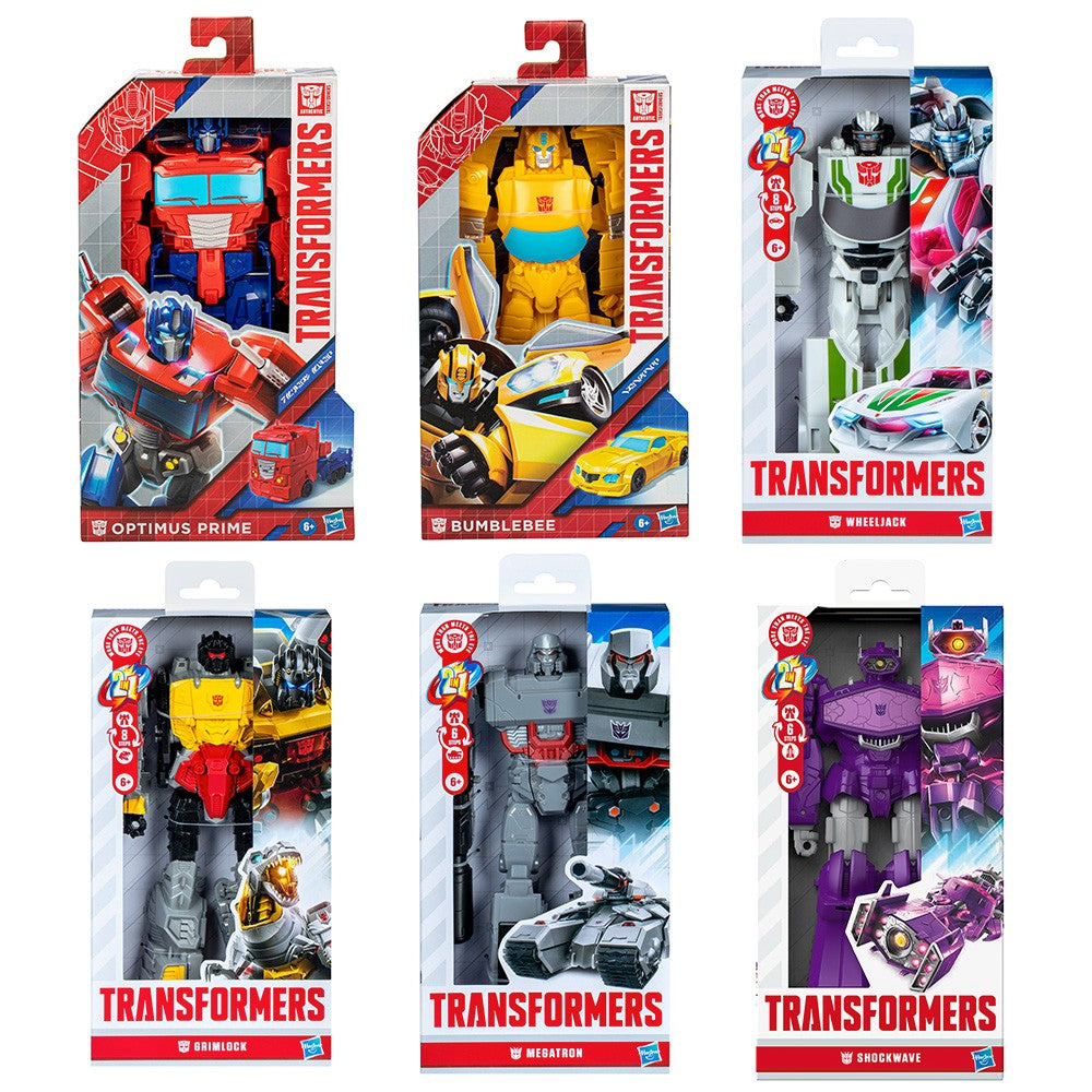 TRANSFORMERS - FIGURINE GEN AUTHENTIQUE TITAN CHANGER 28 CM (12") ASST
