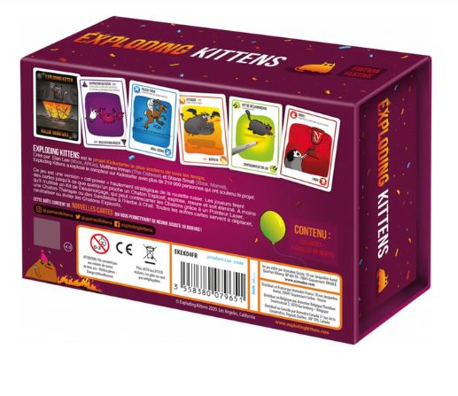JEU EXPLODING KITTENS - ÉDITION FESTIVE