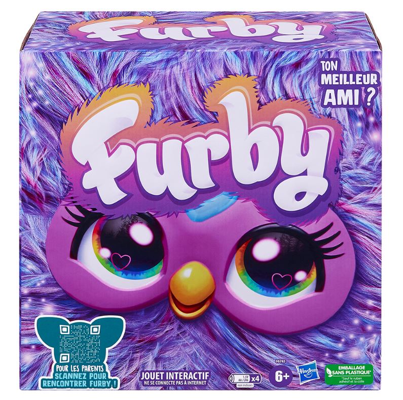 PELUCHE FURBY MAUVE INTERRACTIVE VERSION FRANÇAISE