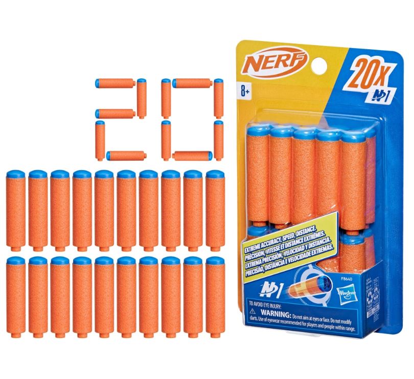 NERF N SERIES - RECHARGE DE FLÉCHETTES 20 PIÈCES