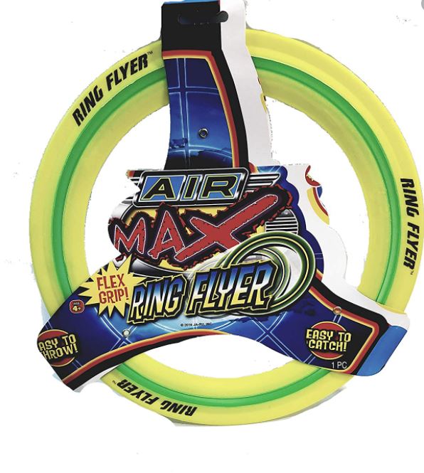 FRISBEE AIR MAX EN CAOUTCHOU (4 COULEURS ASSORTIES)