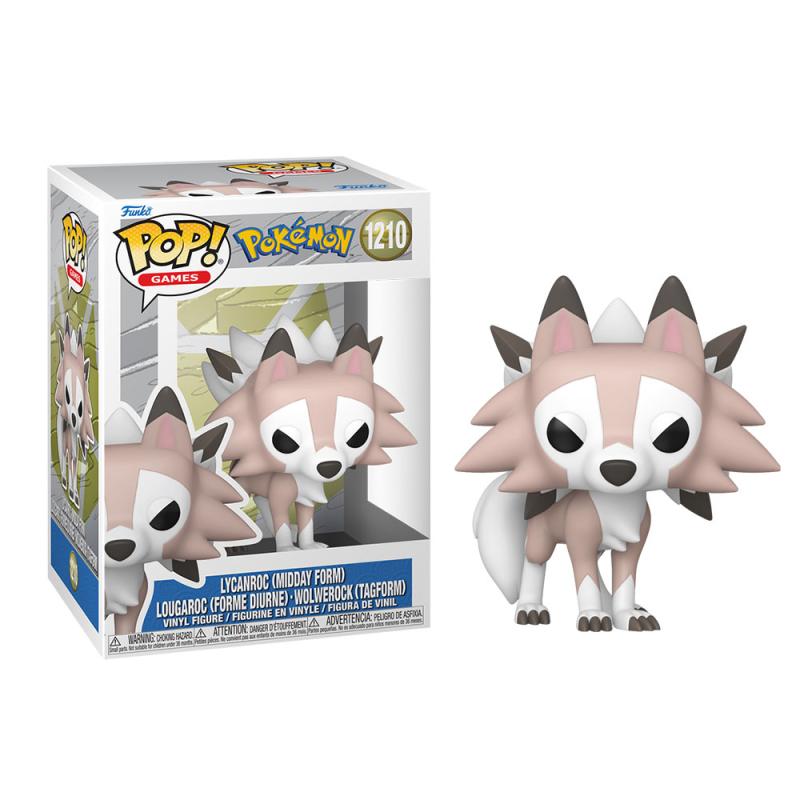 FIGURINE POP! - POKÉMON - LYCANROC MIDDAY (FORME DIURNE) 3.5" #1210