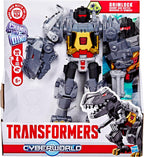 TRANSFORMERS CYBERWORLD - GRIMLOCK CHOMP & STOMP FIGURE 9"