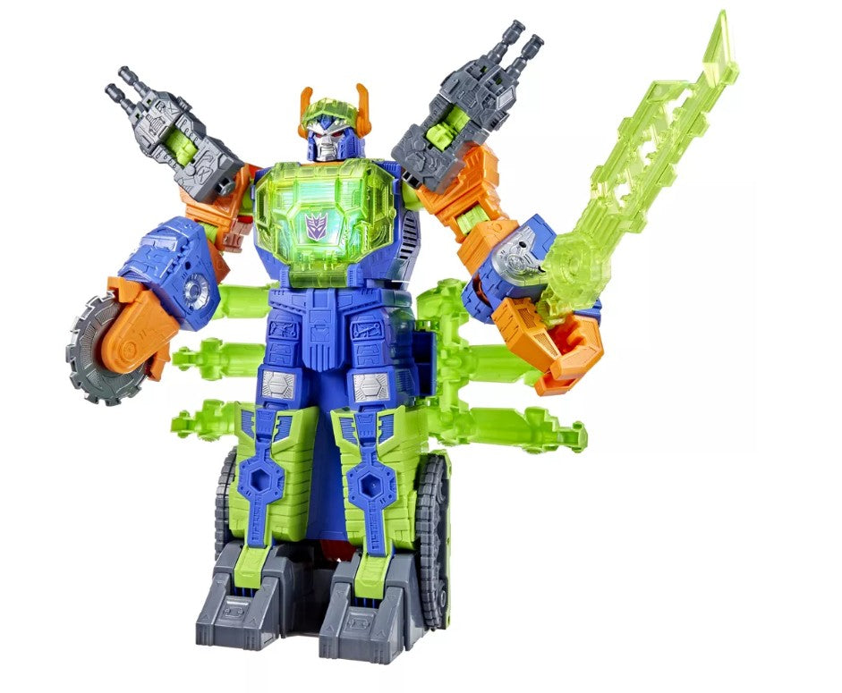TRANSFORMERS CYBERWORLD - BATAILLE DE L'ATTAQUE DE SCORPONOK GÉANT 35 CM (14")
