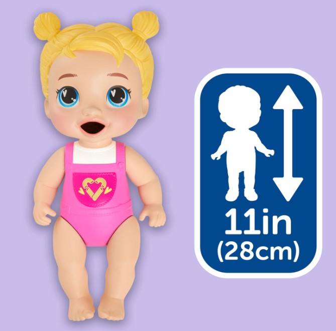 BABY ALIVE - CRÉATION DE NOURRITURE - POUPÉE À CHEVEUX BLONDS 28CM (11")