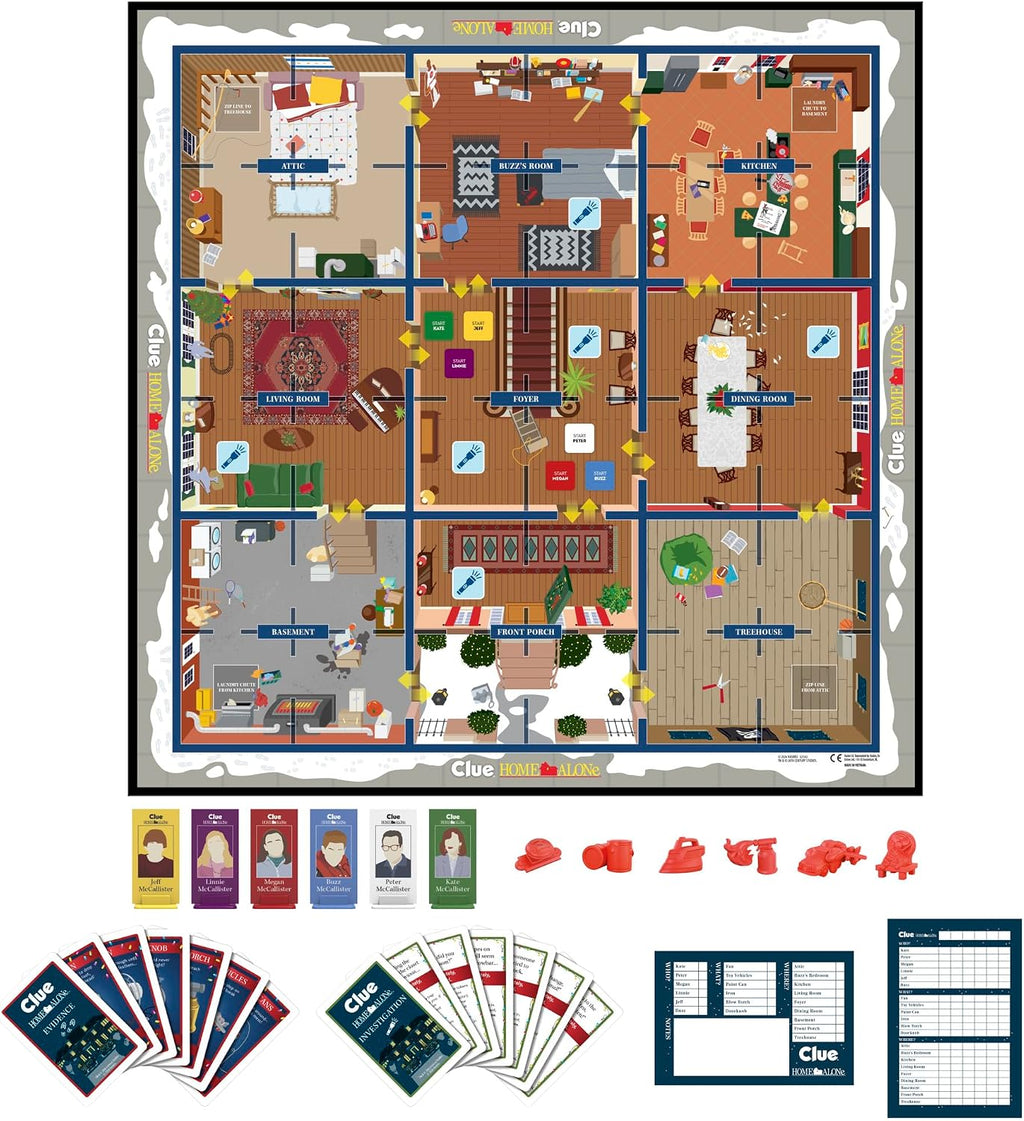 JEU CLUE HOME ALONE - Version multilingue