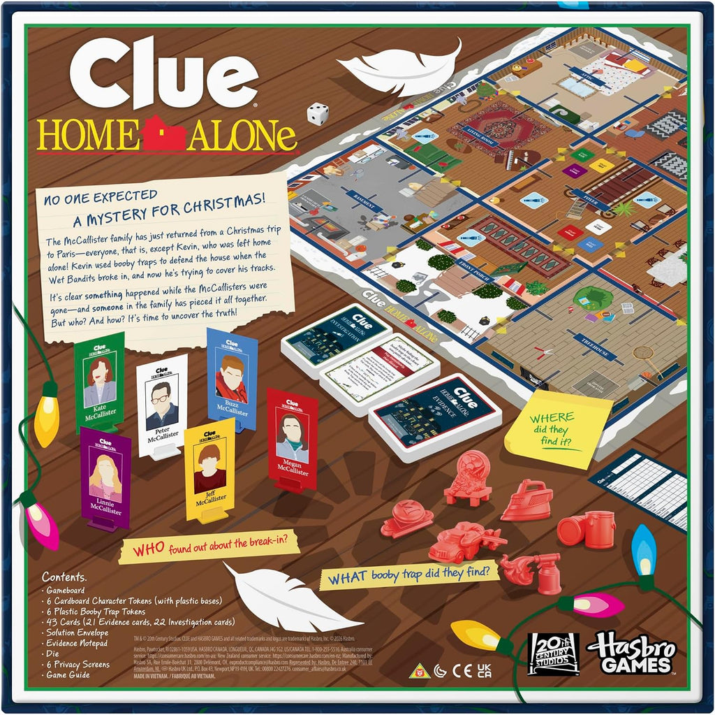 JEU CLUE HOME ALONE - Version multilingue