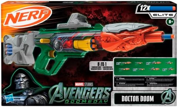 NERF MARVEL AVENGERS – DOCTOR DOOM BLASTER CANNON LANCEUR DE FLÉCHETTES
