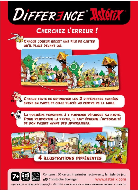 JEU DIFFERENCE - ASTÉRIX