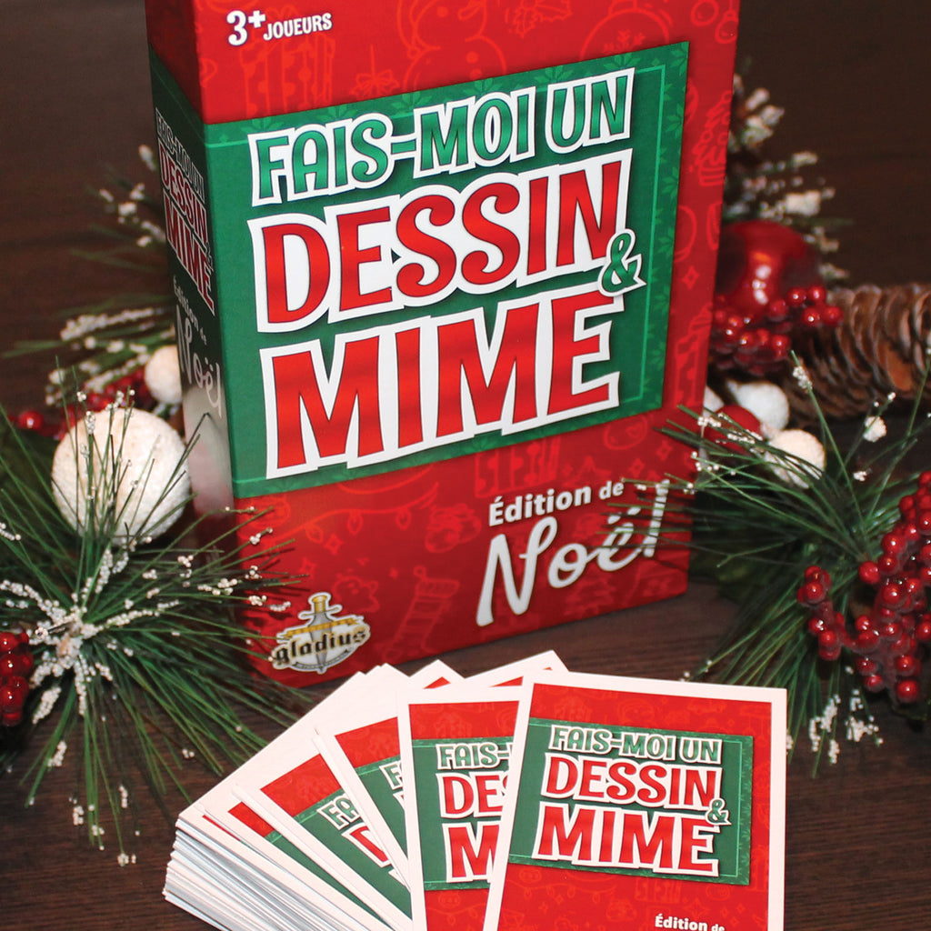 JEU FAIS-MOI UN DESSIN : MIME - ÉDITION NOËL