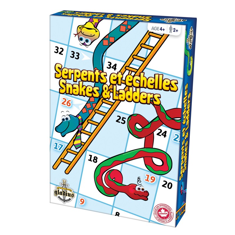 *26 SNAKES AND LADDERS GAME