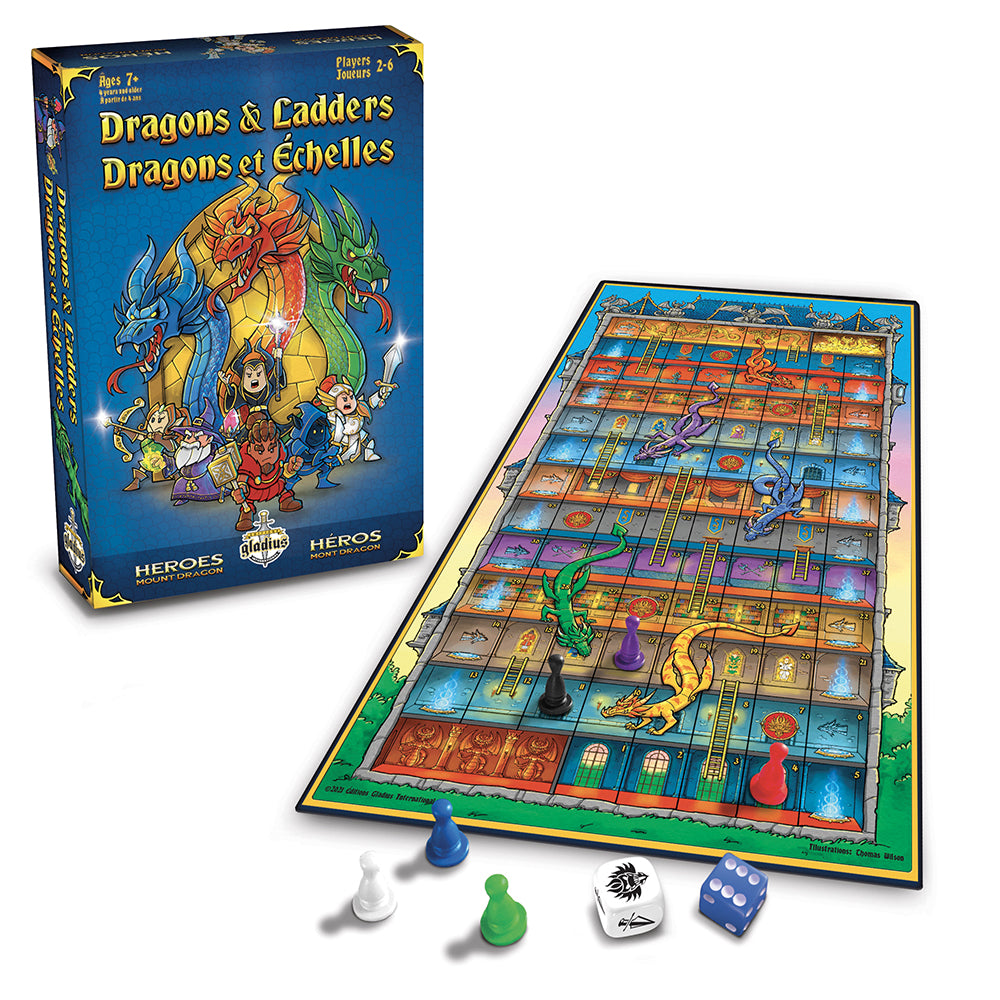 JEU DRAGONS ET ÉCHELLES