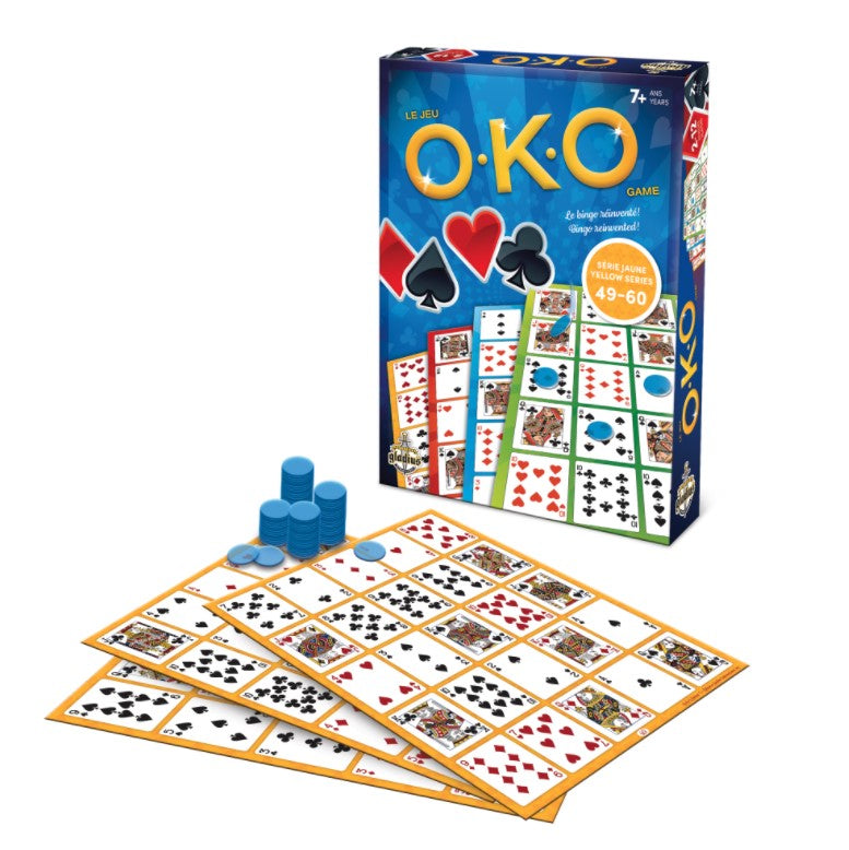JEU O-K-O JAUNE SÉRIE DE 49 À 60