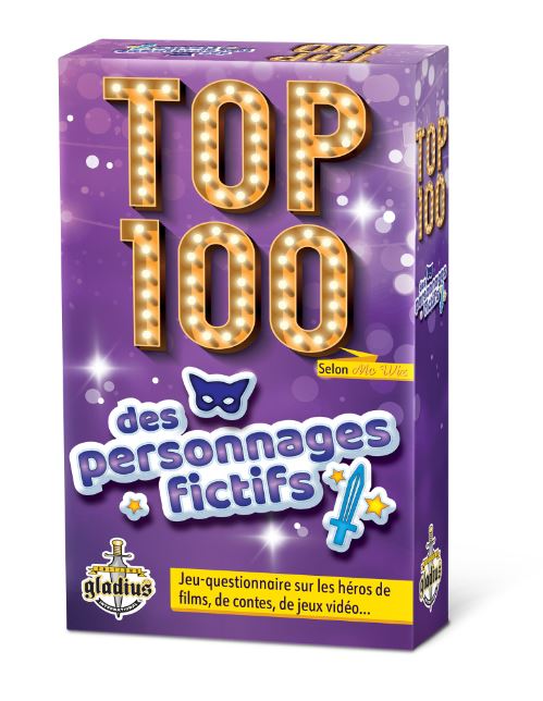 JEU TOP 100 DES PERSONNAGES FICTIFS