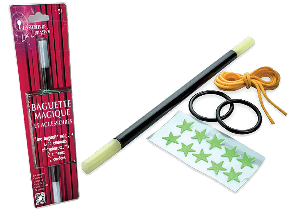 LES SECRETS DE LUC LANGEVIN - BAGUETTE MAGIQUE ET ACCESSOIRES