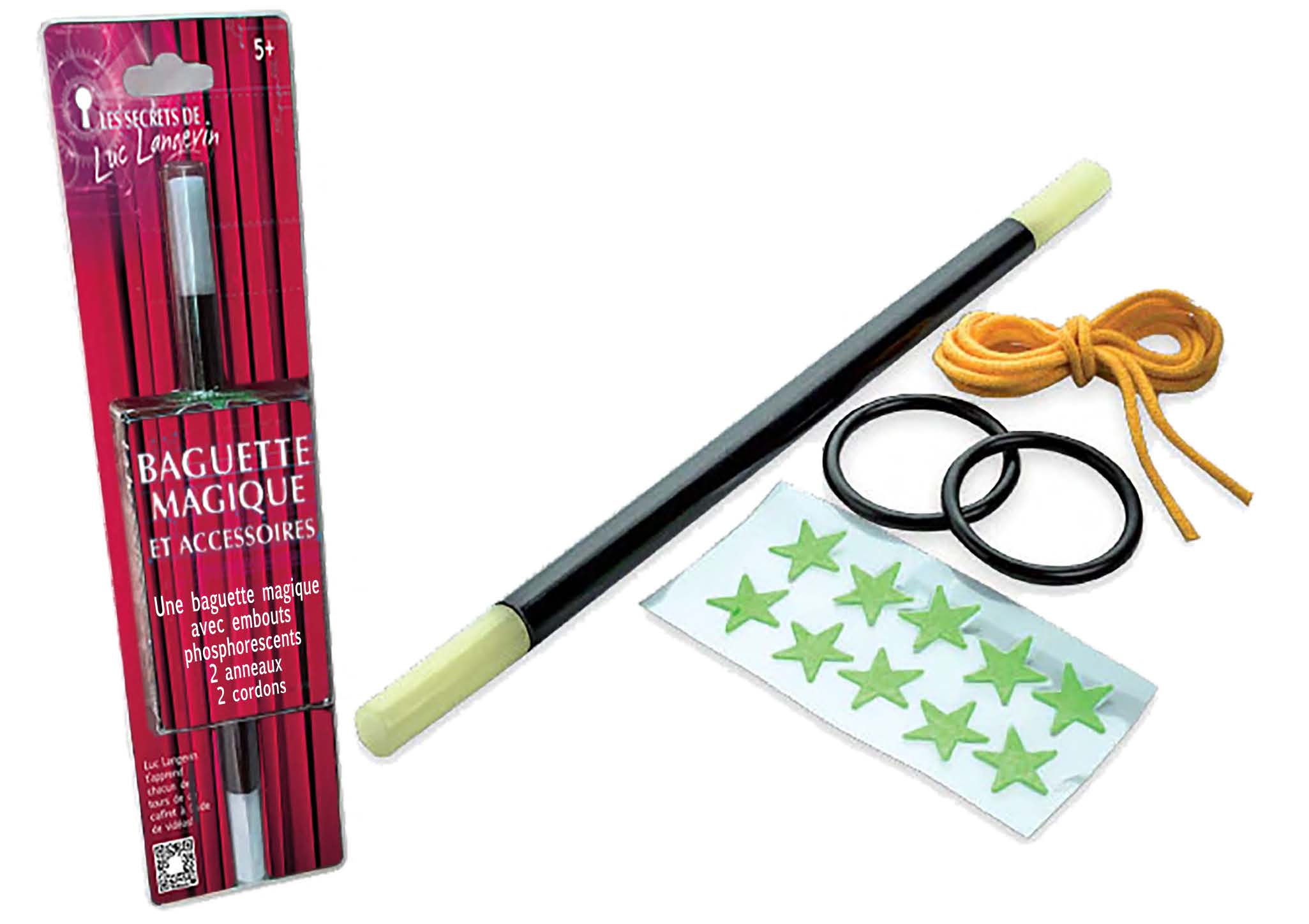 LES SECRETS DE LUC LANGEVIN - BAGUETTE MAGIQUE ET ACCESSOIRES