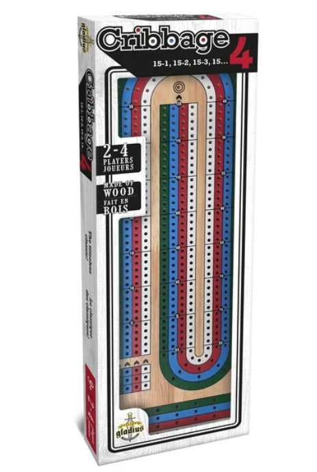 JEU DE CRIBBAGE À 4 (CRIB, CRIBB, CRIBBLE)