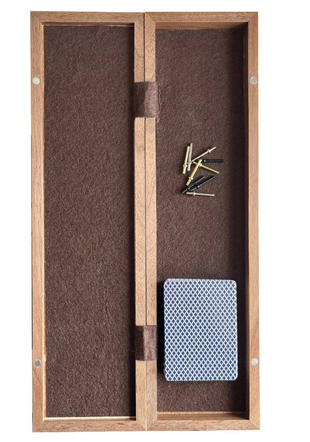 JEU CRIBBAGE DELUXE EN BOIS (VERSION BILINGUE)(CRIBB, CRIB, CRIBBLE)