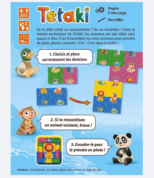 JEU TETAKI - Version française