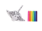 PELUCHE - MINI ENSEMBLE DE COLORIAGE POISSON RAIE 6" (7 PIÈCES)