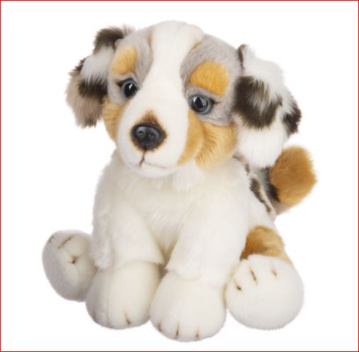 PLUSH TOY - AUSTRALIAN SHEPHERD DOG 12"