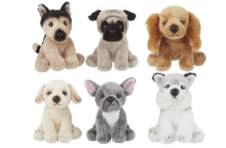 PLUSH - MINI DOGS 5" HERITAGE COLLECTION ASST