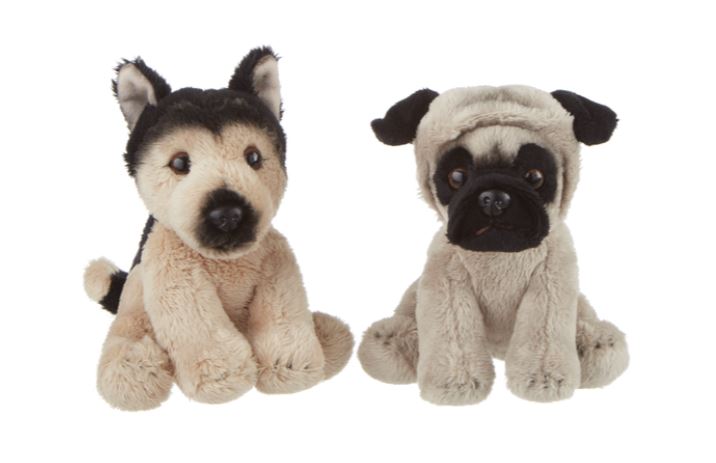 PLUSH - MINI DOGS 5" HERITAGE COLLECTION ASST