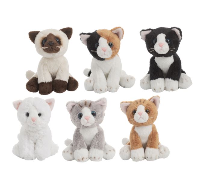 PLUSH - MINI CATS 5" HERITAGE COLLECTION ASST