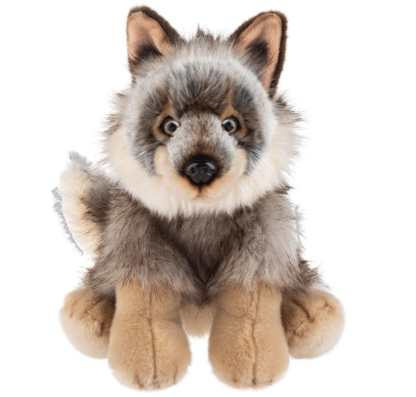 PELUCHE - LOUP GRIS 30.48 CM (12") - COLLECTION PATRIMOINE