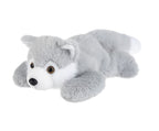 PELUCHE - LOUP GRIS CÂLINS ET CÂLINS 12"