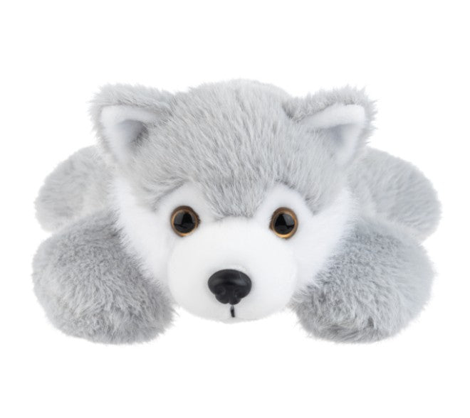 PELUCHE - LOUP GRIS CÂLINS ET CÂLINS 12"