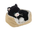 PELUCHE - CHATONS SNUGGLE'N SNOOZE DANS UN PANIER 17,78 (7") ASST