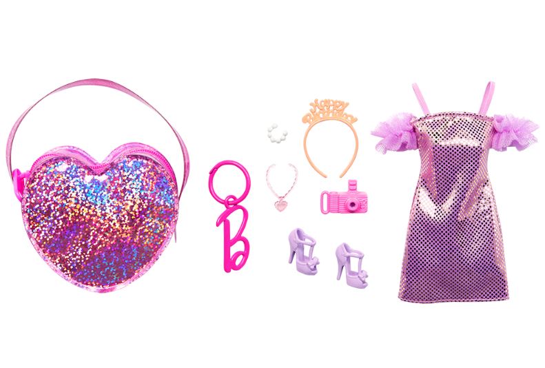 BARBIE - SAC DE MODE PREMIUM AVEC VÊTEMENT ASST