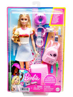 BARBIE - POUPÉE BARBIE AVEC SON CHIOT VOYAGE