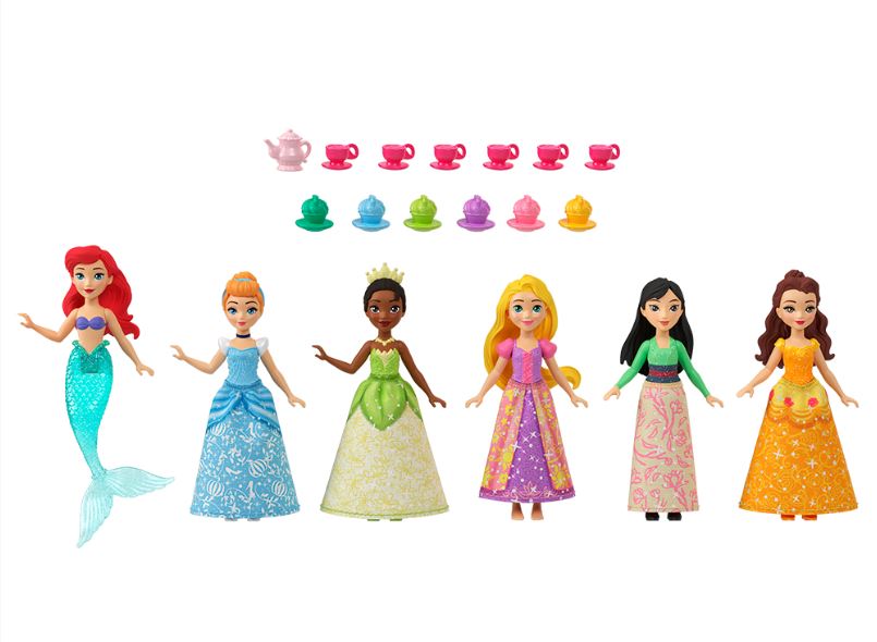 DISNEY PRINCESS - COFFRET FÊTE DE PRINCESSES - PETITE POUPÉE