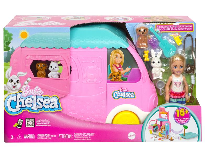 BARBIE CHELSEA - CARAVANE 2-EN-1