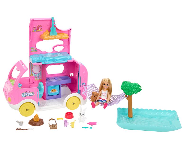 BARBIE CHELSEA - CARAVANE 2-EN-1
