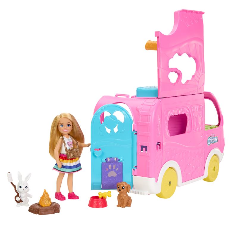 BARBIE CHELSEA - CARAVANE 2-EN-1