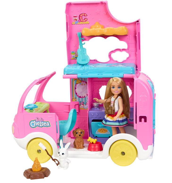 BARBIE CHELSEA - CARAVANE 2-EN-1