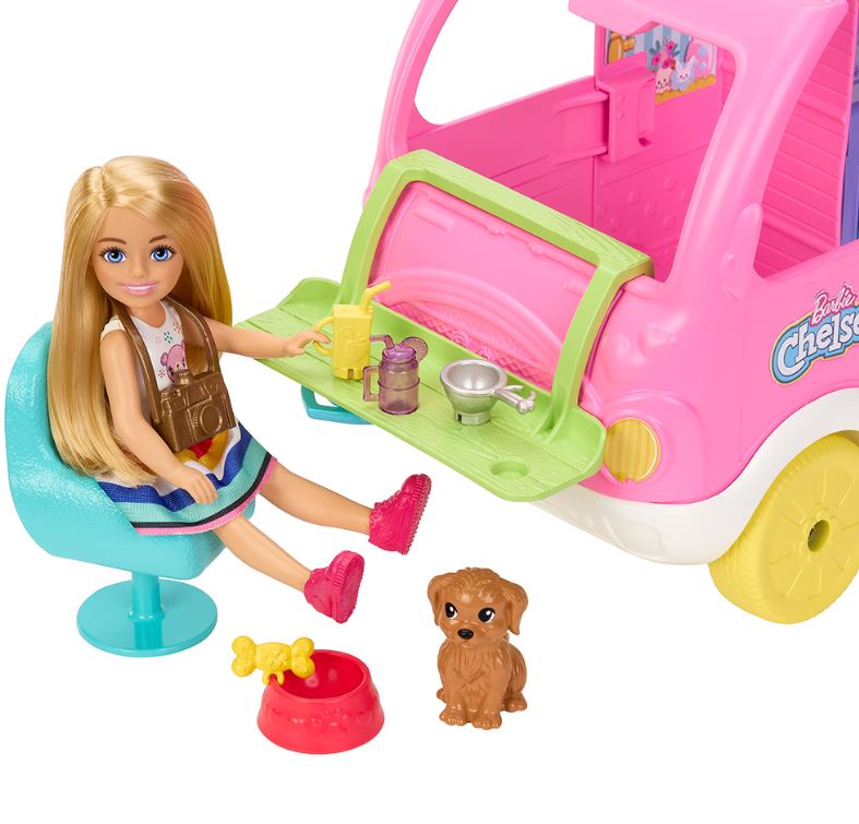 BARBIE CHELSEA - CARAVANE 2-EN-1