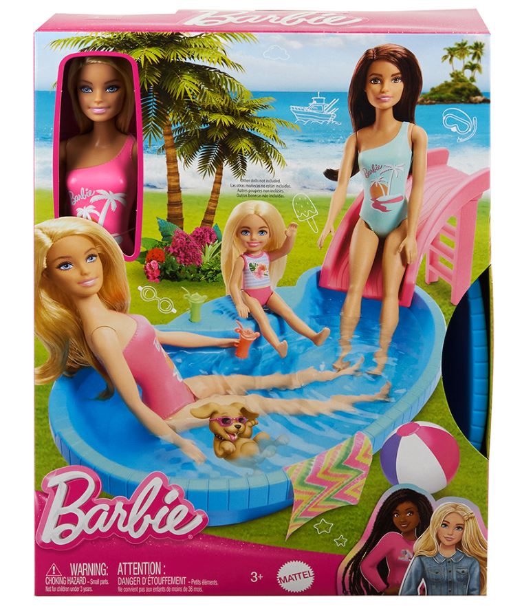 BARBIE AVE - POUPÉE AVEC PISCINE