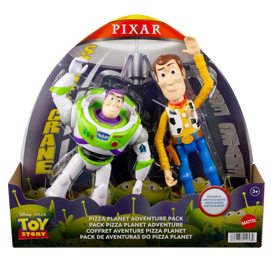 TOY STORY - BUZZ ET WOODY - COFFRET AVENTURE PIZZA PLANET (HISTOIRE DE JOUETS)