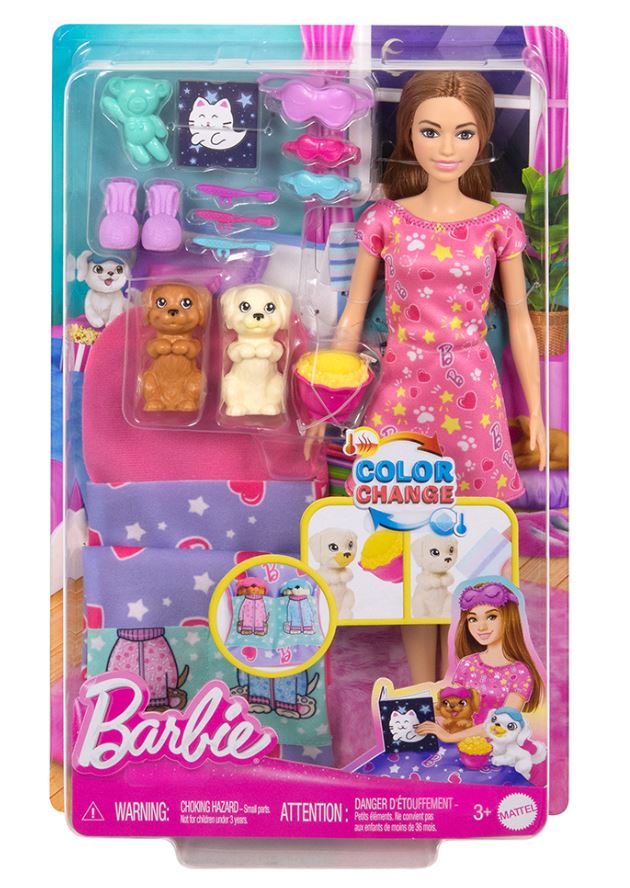 BARBIE ANIMAUX - SOIRÉE PYJAMA POUR CHIOTS