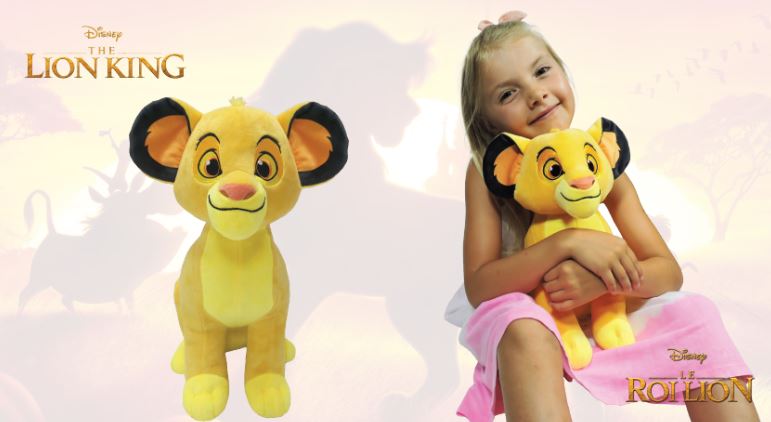 PELUCHE DE SIMBA LE LION - MOYEN