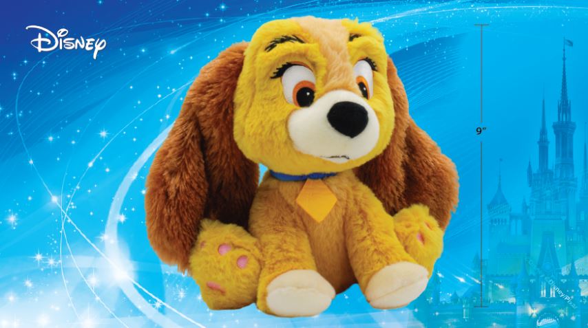 PELUCHE DOUCE DISNEY PETITS ANIMAUX - LADY LA BELLE ET LE CLOCHARD