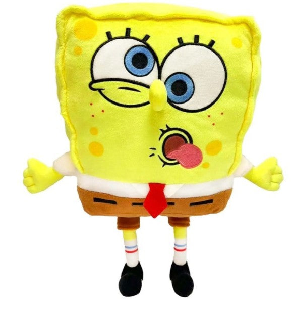PLUSH TOY - SPONGEBOB SQUAREPANTS WITH FUNNY FACE 33CM (13")