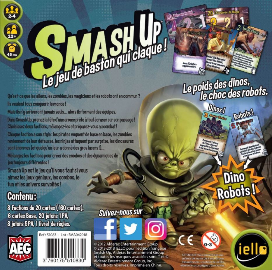 JEU SMASH UP BASE