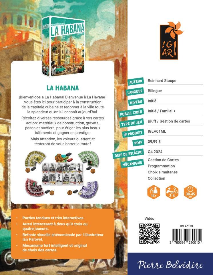 JEU LA HABANA - Version multilingue