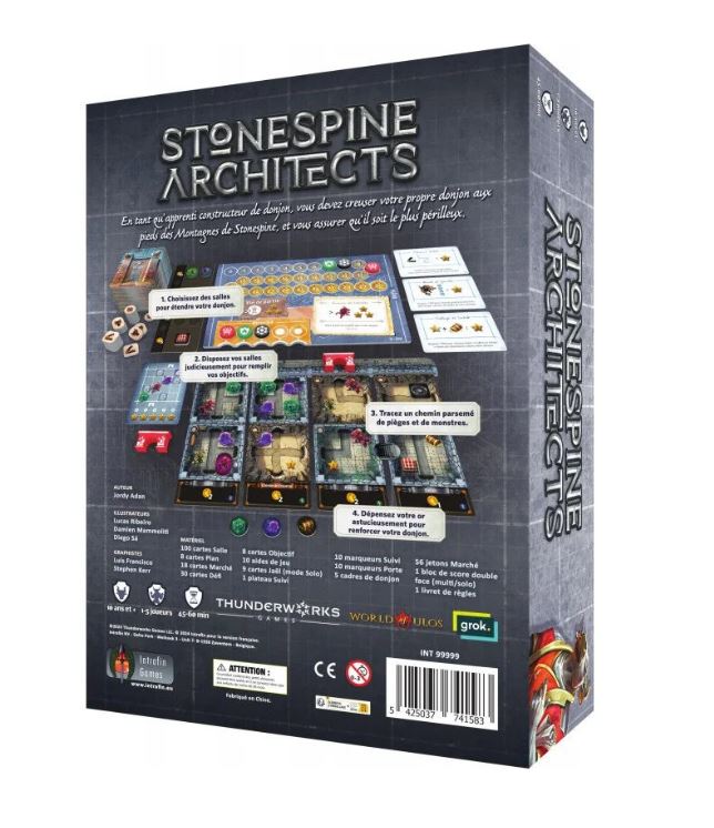 JEU STONESPINE ARCHITECTS - Version française
