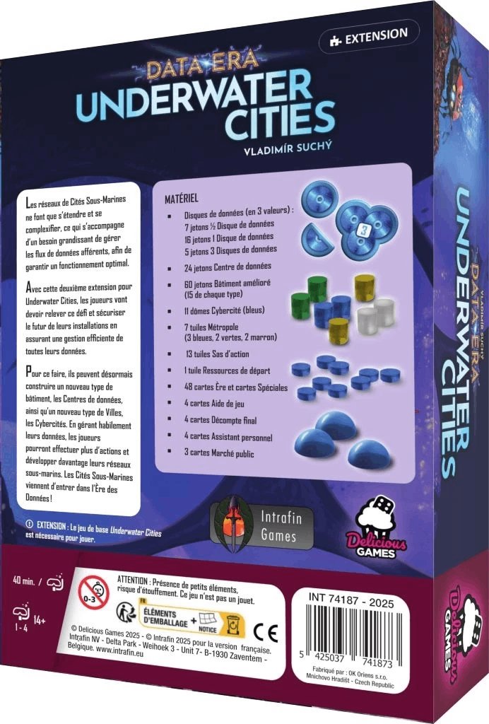 JEU UNDERWATER CITIES - EXTENSION DATA ERA (FR)